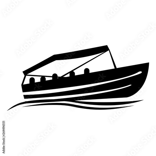 Isolated boat icon image. Vector illustration design