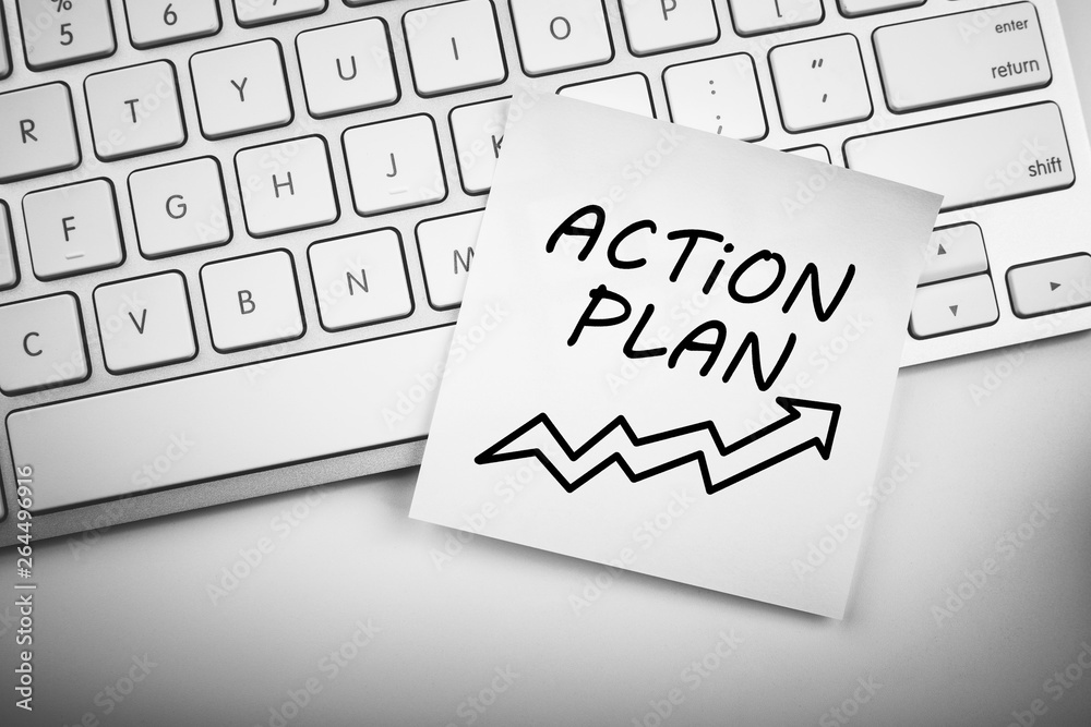 Action Plan Concept On Sticky Note Action Plan Concept On Sticky Note