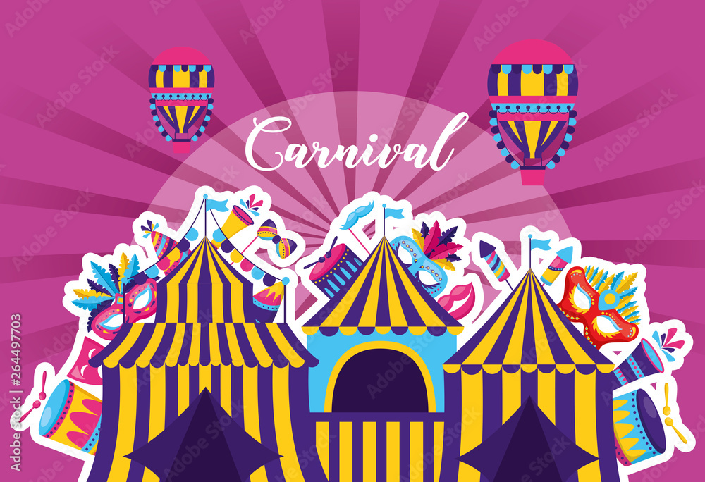 carnival tent booth