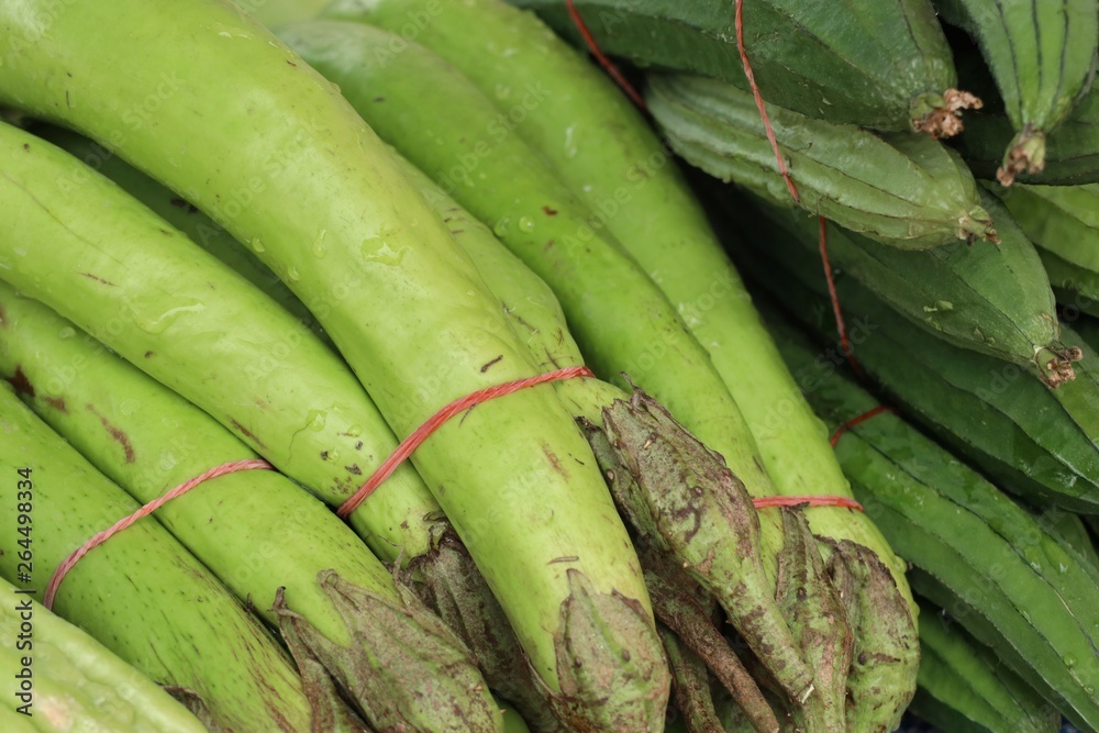 Fototapeta premium Fresh eggplant the market