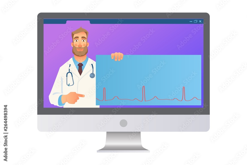 Online medicine concept Online medicine concept