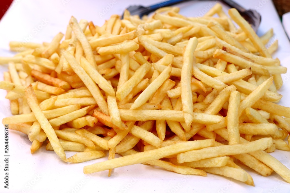French fries at street food French fries at street food