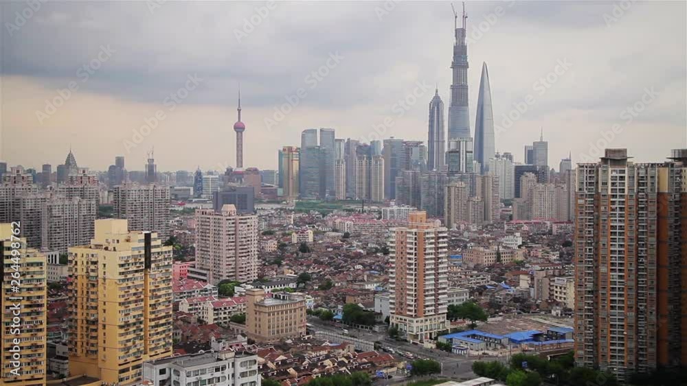 View of Urban scene in Shanghai , Shanghai, China View of Urban scene in Shanghai , Shanghai, China