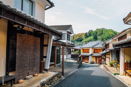 Obraz na płótnie Japanese old traditional village Uchiko town in Ehime, Shikoku, Japan w salonie