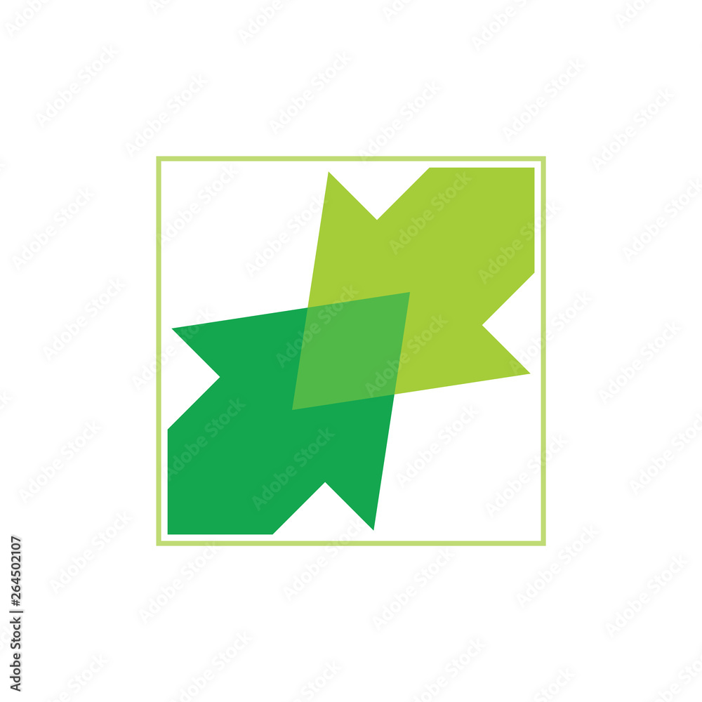linked arrow gradient square logo vector linked arrow gradient square logo vector