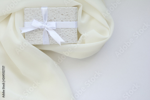 Gift box with ribbon