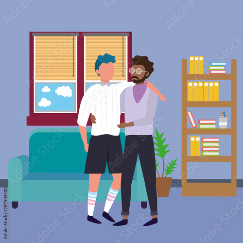 causal people cartoon
