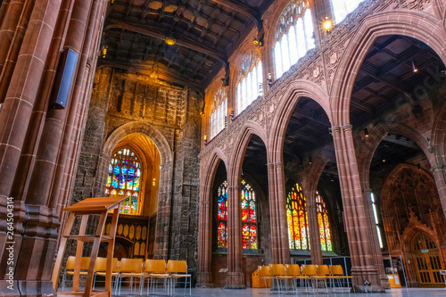 Manchester Cathedral in Manchester, UK