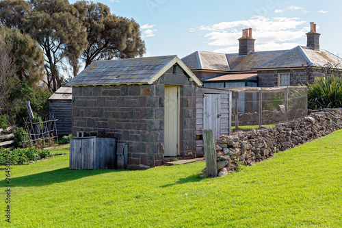 Картината върху платно Nineteen Century Australian Village Lifestyle