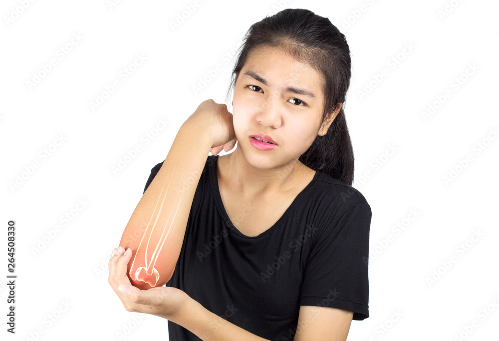 elbow bones injury white background elbow pain elbow bones injury white background elbow pain