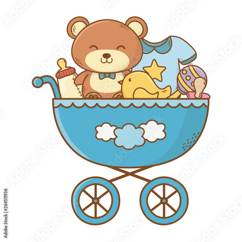 cute baby shower cartoon