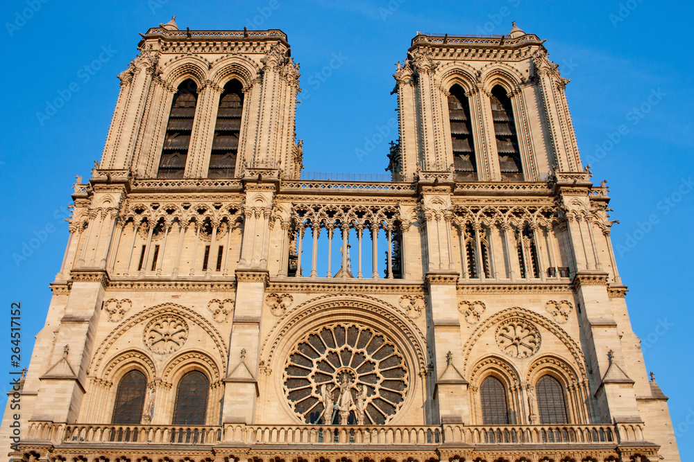 Notre-Dame Cathedral Front Towers