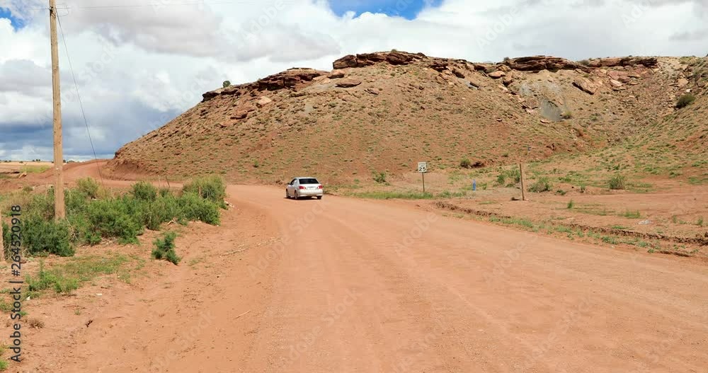 Dust road at a rural area in remote Arizona. Dust road at a rural area in remote Arizona.
