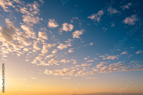 Fototapeta Naklejka Na Ścianę i Meble -  clouds and blue sky with over the sun light background