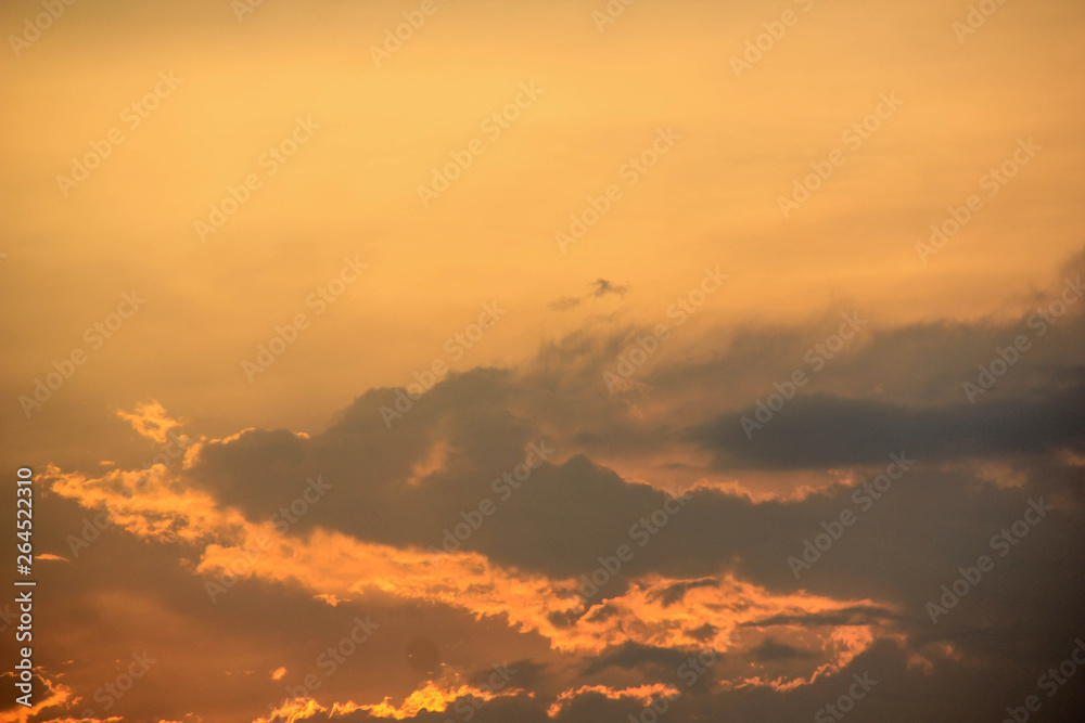 Fototapeta premium sunset in the sky