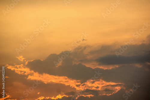 sunset in the sky © Chanatip