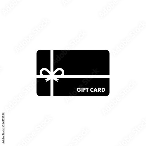 Gift card graphic design template vector isolated
