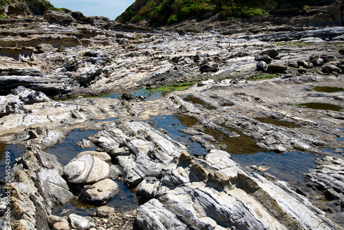 自然　奇怪岩の海岸 photo