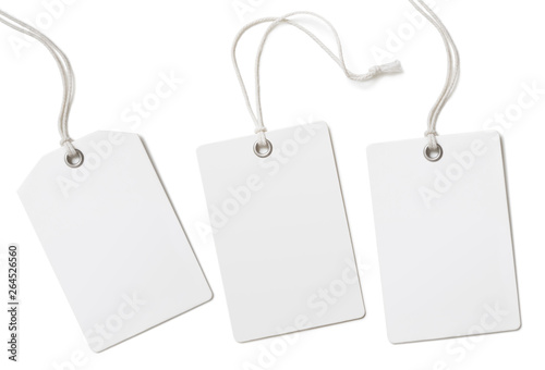 Blank paper cloth labels or...