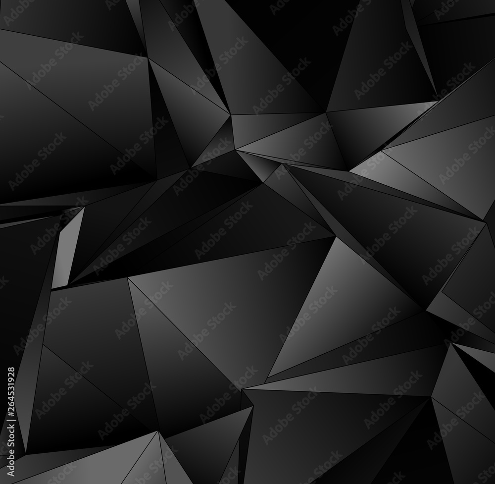 Obraz premium Abstract Low-Poly background. triangulated texture. Design 3d. Polygonal geometrical pattern. Triangular modern style