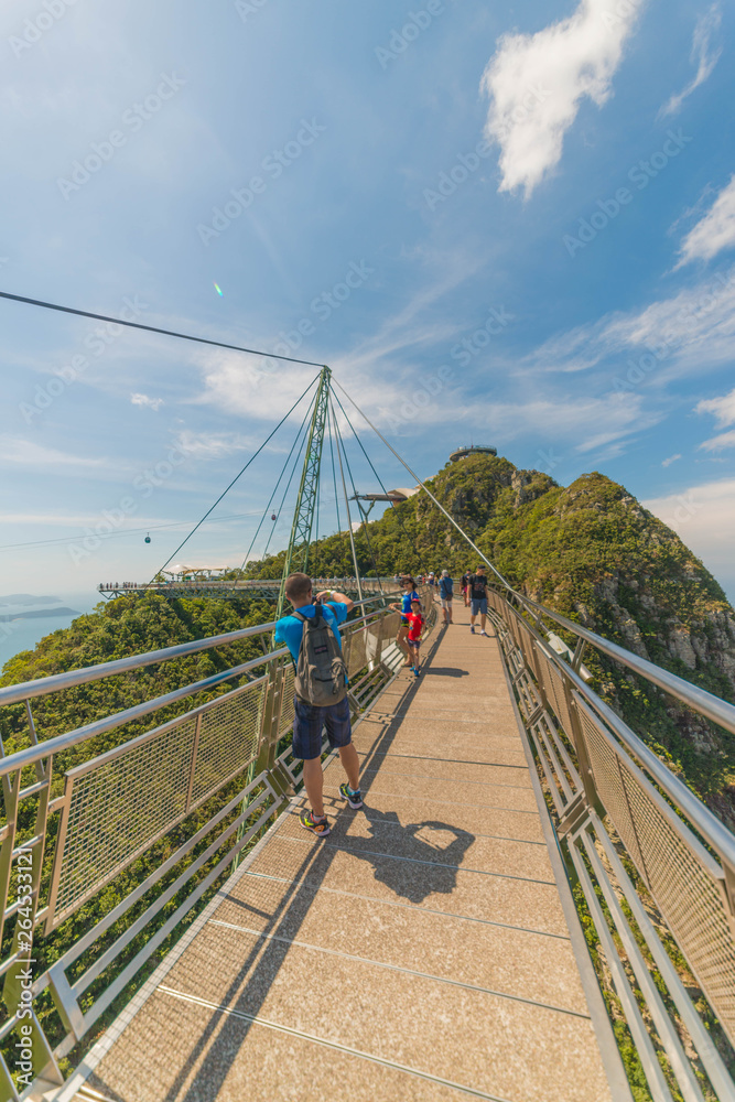 Sky Bridge in Langkawi Island in Malaysia. Sky Bridge in Langkawi Island in Malaysia.
