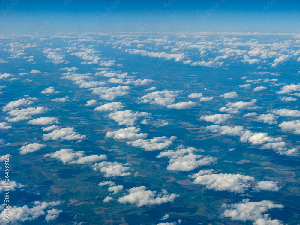 Fototapeta premium Fly From Chelyabinsk to Moscow