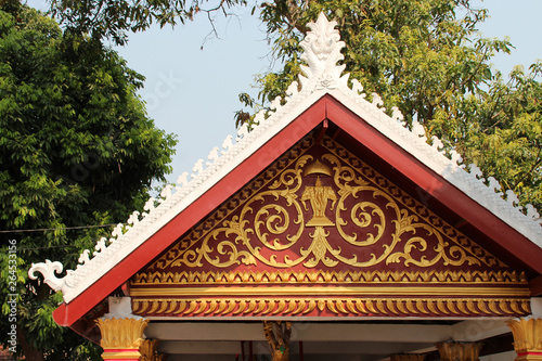 a buddhist temple (Wat Sensoukharam, in Luang Prabang (Laos)