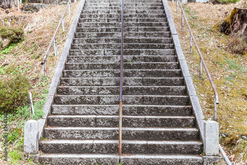 Stairs made of stone Stairs made of stone
