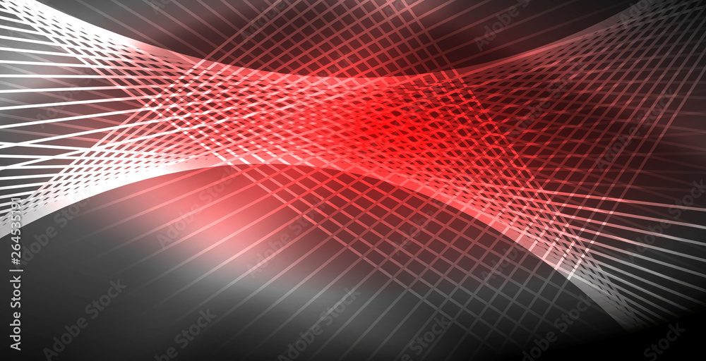 Neon glowing lines, magic energy space light concept, abstract background wallpaper design Neon glowing lines, magic energy space light concept, abstract background wallpaper design