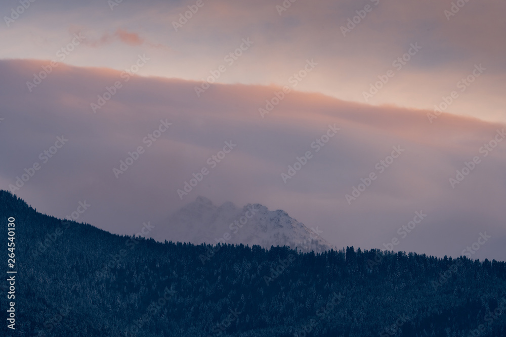 Obraz premium Winter in Transilvania