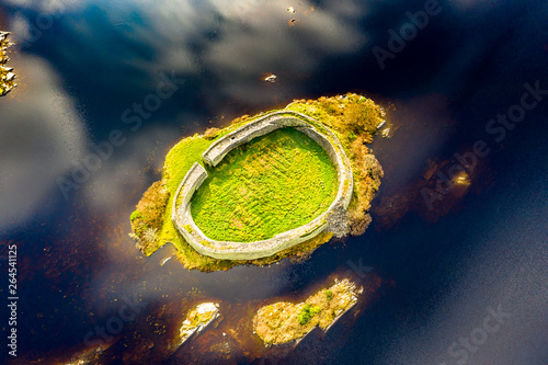 Aerial view of Doon Fort by Portnoo - County Donegal - Ireland photo