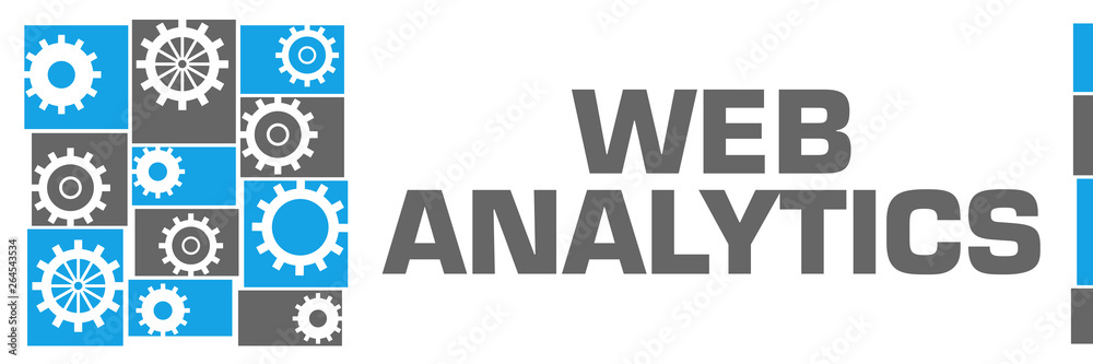 Web Analytics Blue Grey Gears Left Grid Web Analytics Blue Grey Gears Left Grid