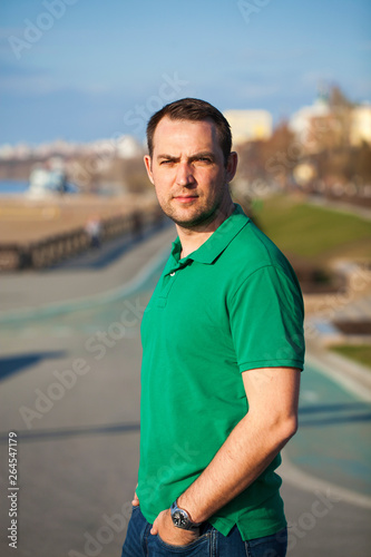 Close up portrait of a young man