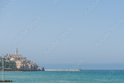 Cityscape of Jaffa as seen from Tel Aviv, Tel Aviv, Israel