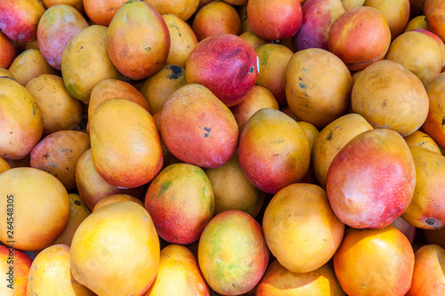 Mangoes sold at shuk hacarmel market  Tel Aviv  Israel
