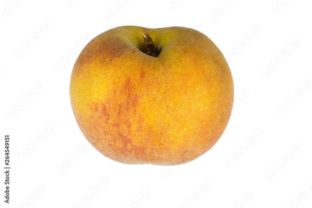 Ripe peach fruit isolated on white background Full depth of field. Ripe peach fruit isolated on white background Full depth of field.