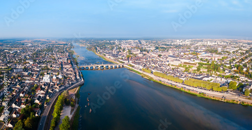 Loire river valley and Blois city