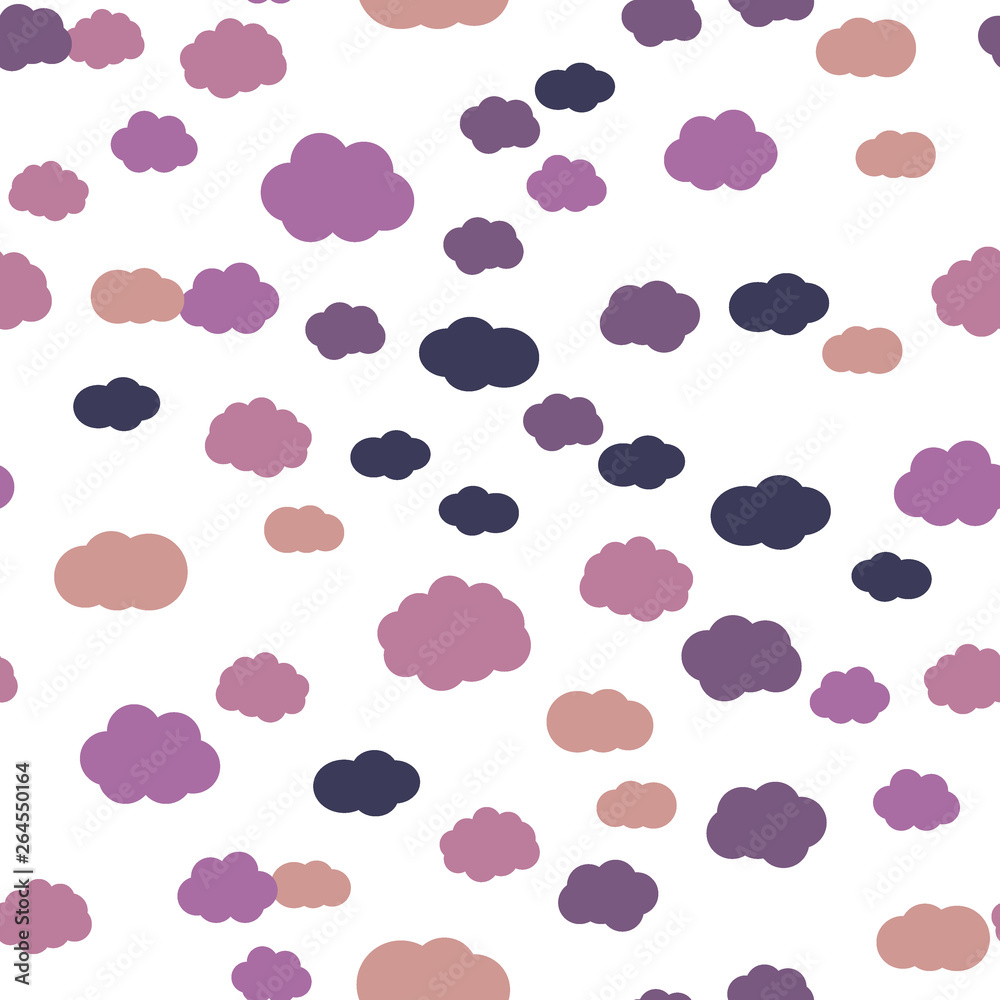 Cloudy sky vector seamless pattern texture Cloudy sky vector seamless pattern texture