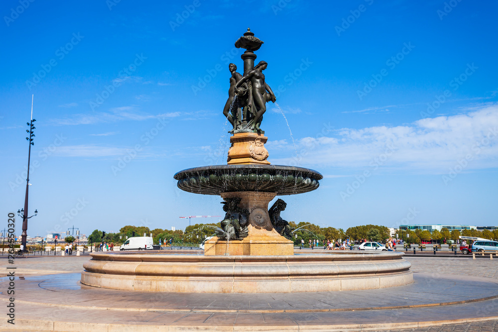 Fototapeta premium Place de la Bourse square, Bordeaux