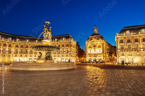 Place de la Bourse square  Bordeaux