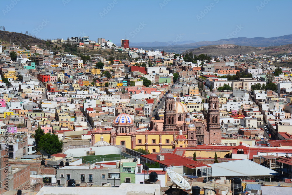 Vue Panoramique Zacatecas Mexique