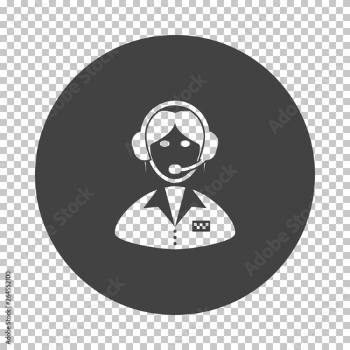 Taxi dispatcher icon