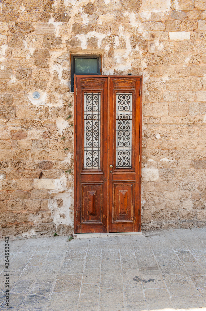 Old city of Jaffa - old door, Jaffa, Tel Aviv, Israel