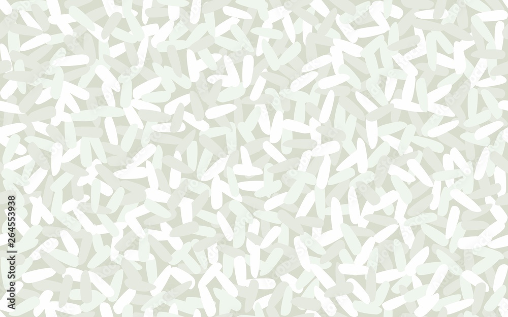 Rice seamless pattern, food background vector illustration