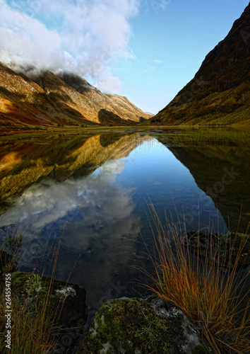 Loch Achtriochtan, Glencoe, Scotland photo