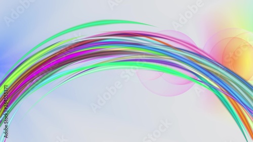 abstract rainbow colors drawn elegant lines stripes bands beautiful illustration background New universal colorful joyful stock image
