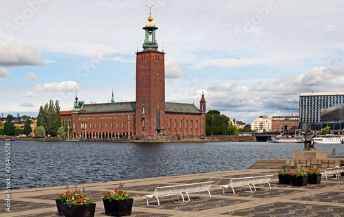 Photography Ausblick auf das alte Rathaus von Stockholm