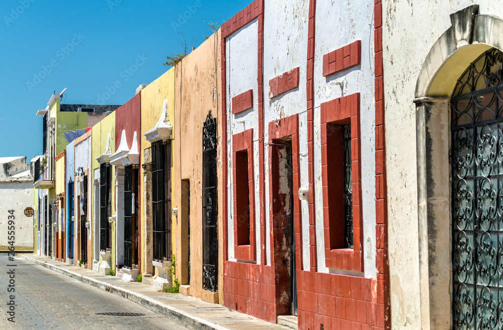 Colonial architecture in Campeche, Mexico