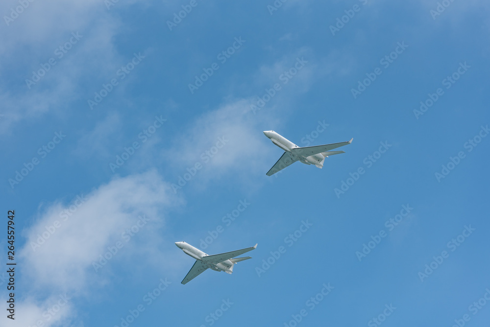 Airshow on Yom haatzmaout - independence day - may 2nd 2017, Tel Aviv-Yafo, Israel