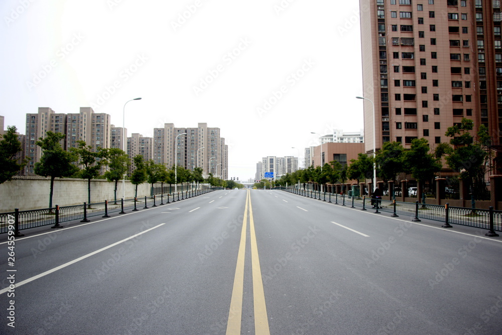 Chinese streets yellow bike journey